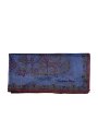 Blue Burgundy Paisley Handkerchief