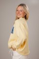 Charleston Graphic Yellow Mockneck Sweatshirt