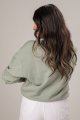 Destin Florida Embroidered Sage Oversized Sweatshirt