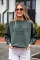 Jesus Saves Club Graphic Hunter Green Pullover