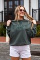 Jesus Saves Club Graphic Hunter Green Pullover