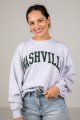 Nashville Graphic Heather Grey Pullover
