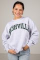 Nashville Graphic Heather Grey Pullover