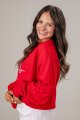 Red Chop Chop Script Pullover