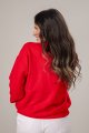 Red Chop Chop Script Pullover