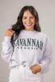 Savannah Heather Grey Relaxed Pullover