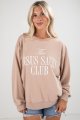 Taupe The Jesus Saves Club Sweatshirt