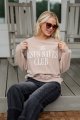 Taupe The Jesus Saves Club Sweatshirt