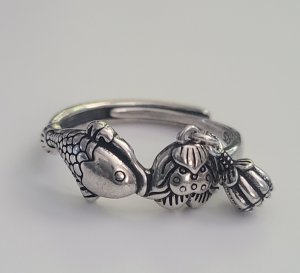 Lucky Chinese Adjustable Ring