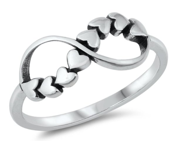 Infinity Hearts Ring