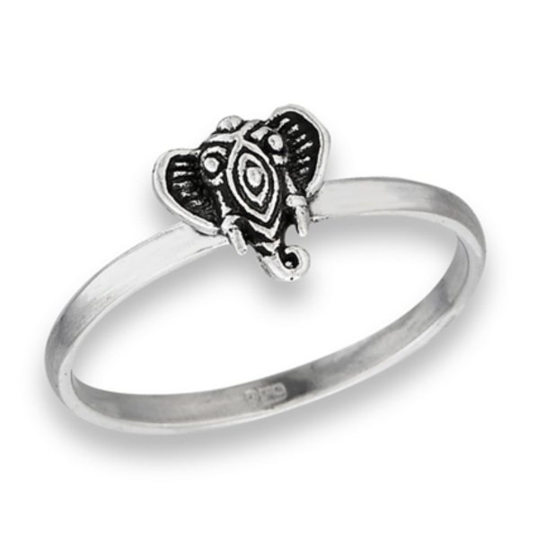 Sterling Silver Elephant Ring